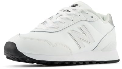 New Balance Women's 515 V3 Sneaker, Weiß/Silber, 41.5 EU