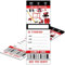 heiyihe A01 Geburtstagskarten für Eishockey-Spielkarten, Rot und Schwarz, Geburtstagseinladung mit Umschlägen für Hockey-Liebhaber, Jungen, Gastgeschenk und Zubehör, 7,6 x 20,3 cm, 20 Stück