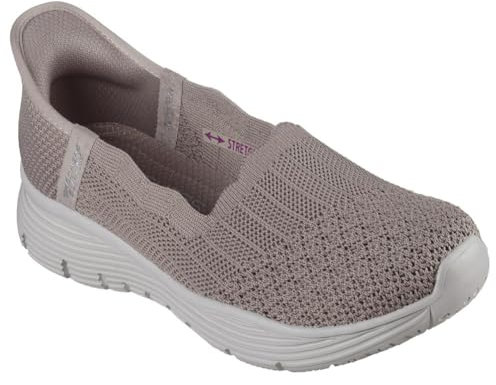 Skechers Seager Believe It - Tenis para Mujer, Brown, 38 EU