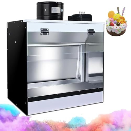 Cabina de aerografia, Cabina de pintura y extractor portatil, mesa de aerografia, para pintar pasteles, modelos de aviones, manualidades, etc,50 * 50 * 40cm