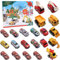 Adventskalender 2024 Kinder Auto 24 Tage Weihnachtskalender Geschenk Autos Spielzeug Weihnachts Countdown Kalender Spielzeugauto Jungen Mädchen