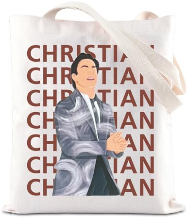 FOTAP Moulin Musical Inspire Handtasche Christian Inspire Tote Bag Broadway Musical Inspired Gift M-oulin Rouge Umhängetasche, Christian UK, 14.56INCHES