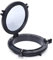 AOOUNGM Black Round Porthole, 10 in Round Opening Portlight Porthole, Tempered Glass Round Porthole, Boat Round Porthole Window