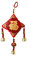 Yuanpgky Fu Windspiel, Glocke Fengshui Windspiel, Glücksbringer, hängende Glocke für Garten, Glück, Segen, Terrasse, Hof, Innen- und Außenbereich, Haustür Dekoration (E)