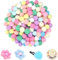 Canollo Pompons zum Basteln, 100 Stück 2cm Macaron Farbe Pompons, Filzkugeln zum Basteln, Filzkugeln Klein, Bommel zum Basteln, Bastel Pompons für Handwerk Herstellung, DIY Projekte, Partydekoration