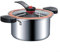 Cuisson efficace avec 3 autocuiseurs antiadhésifs de 5 L, parfait pour diverses recettes (argenté)