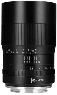 Compatible for Canon EOS M Mount 60mm f2.8 1:1 Macro Manual Focus Lens(XF)