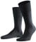 FALKE Herren Airport Socken Atmungsaktiv Klimaregulierend Geruchsneutralisierend Wolle Baumwolle Dünn Einfarbig Elegant Flachnaht im Zehenbereich für Kleid Casual Business Looks 1 Paar, schwarz -