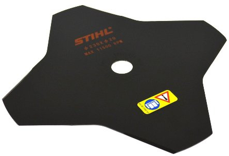 Stihl 4000 713 3801 Lame de coupe à gazon 230 mm (4 B) pour FS310/400/450/480