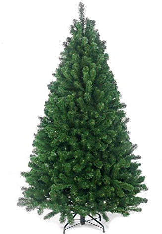 Samuel ALEXANDER Plain Green Artificial Christmas Tree (6ft (180cm))