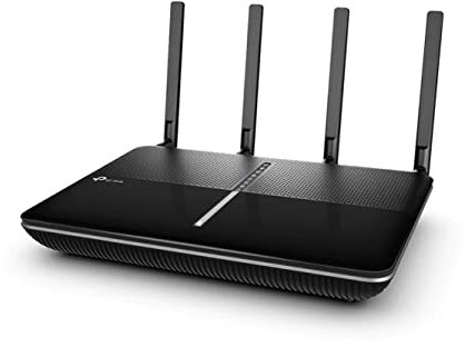 TP-Link Archer VR2800 Modem Router, Wi-Fi AC2800 Dual Band, ADSL/VDSL/Fibra, 4 Porte Gigabit, Wi-Fi Avanzata MU-MIMO 4 Stream, 2 USB 3.0, CPU Broadcom Dual-Core, Nero
