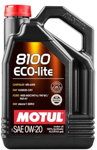 MOTUL Motoröl 0W-20 8100 Motor Öl API SP-RC ECO-LITE 4L