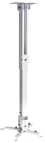 Inotek PCM400-72-125 Support Plafond Universel pour vidéoprojecteur avec Mat réglable de 72 cm à 125 cm Argent