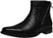 Jamron Uomo Vera Pelle Occidentale Vintage Chukka Stivali Cerniera Lampo Stivaletti Nero SN01747 EU41