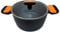 Fackelmann Soft Olla con Tapa, Antiadherente, 20 cm, Aluminio Forjado, Revestimiento Cerámico Greblon Libre de PFA, Apta para Inducción, Vitro, Gas y Horno, Asas Soft Touch, 1 ud.