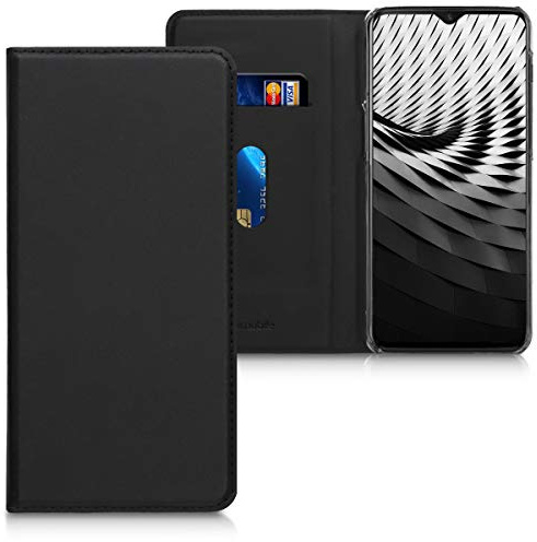 kwmobile Cover compatibile con OnePlus 6T - Custodia a libro in simil pelle PU per smartphone - Flip Case protettiva