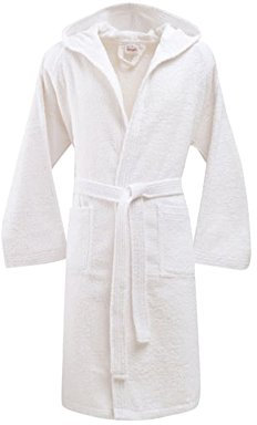 Bassetti Accappatoio 100% Spugna di Puro Cotone Tinta Unita Lungo con Cappuccio e Tasche Altamente Assorbente Adulto Unisex vari colori e taglie da S a 5XL
