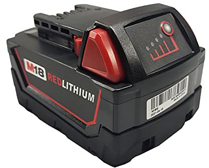 FengBP®️M18 18V 4.0Ah XC Lithium-ion Replacement Battery for Milwaukee M18 M18B 48-11-1850 48-11-1852 48-11-1820 48-11-1860 48-11-1828 48-11-10 XC Redlithium Cordless Power Tools Battery