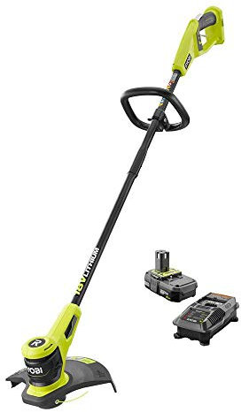 RYOBI RINNOVATO ONE+ 18 Volt agli ioni di litio elettrico Cordless String Trimmer 2.0 Ah Batteria e caricabatterie inclusi