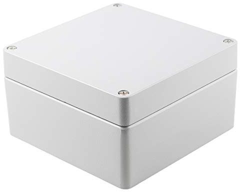 RS PRO RJ; Gehäuse; Aluminiumdruckguss; Grau IP66 Breite 180 mm Höhe 100 mm Länge 180 mm