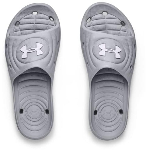 Under Armour UA M Locker IV SL, Sandals Men's, Mod Gray/Mod Gray/White, 6 UK