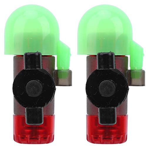 Angelalarm Bissanzeiger, 2 Set für Rutenfischer, Angelalarm für Nachtfischer