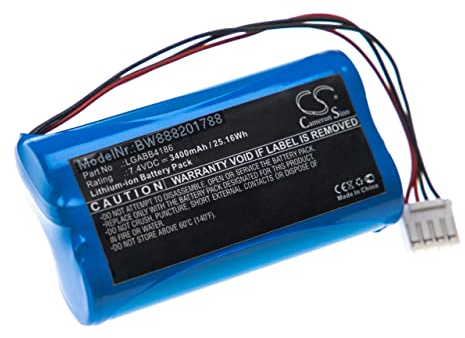 vhbw Replacement Battery compatible with DJI Phantom 3 4K, 3 Standard, GL358WB Drone Multicopter Quadrocopter (3400mAh, 7.4V, Li-Ion)