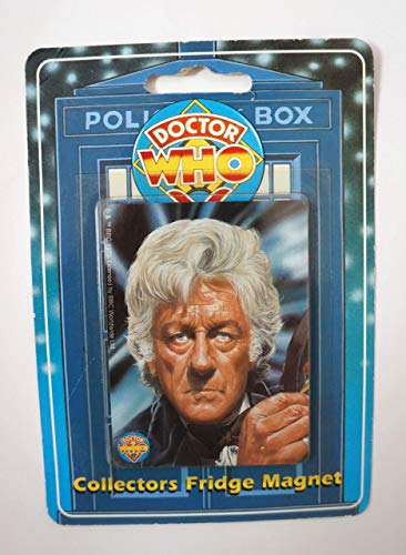 Fridge Magnet Vintage 1980's KP Magnetic Collection Doctor Who Collectors 3rd Dr Jon Pertwee Factory Sealed Shop Stock Room Find