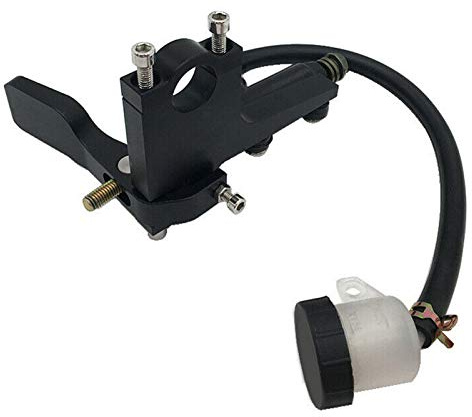 Tbest Daumenbremse, Motorrad Kupplungshebel Set mit Aluminiumlegierung Haltbarkeit Einfache Installation Komplettkit Für Universal 7/8 Zoll Motorräder Pitbikes Und Offroad Nutzung