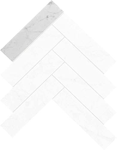 Fischgräten-Marmor-Fliese, groß, mattes Finish – Muster