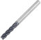 sourcing map Fraise à bout carré - 8 mm de diamètre - En carbure solide - Revêtement AlTiN CNC - 4 cannelures - HRC45 - Avec tige de 8 mm - Longueur : 100 mm
