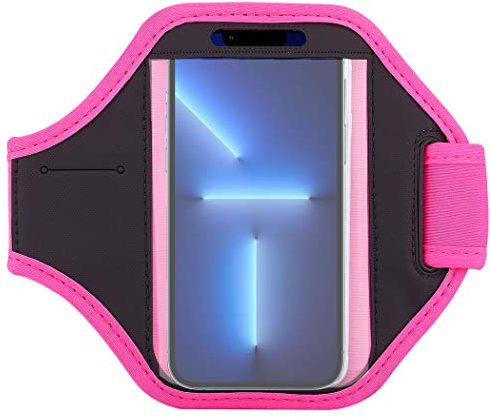 24/7 Oliver Running Sports Armband Gyms Fitness Workout ARM Band Cover Strap For Apple iPhone XS 10 11 12 13 Pro Max (Pink)