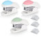 Mini Heftgerät, 3 Pack Mini Tacker Set Tacker Klein Mini Tacker Heftgerät Klein Staple Set, Manueller Tischhefter mit Heftklammern für Schulen Arbeitsplätze Familien