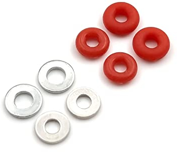 SPITBOARDS Fingerboard O-Ring Bushings Washer - Red