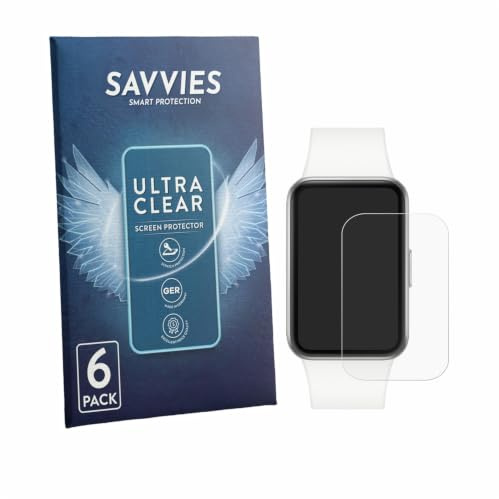 Savvies Schutzfolie für Samsung Galaxy Fit3 | 6 Stück Transparenter Displayschutz Made in Germany Ultra-Klar Displayschutz-Folie