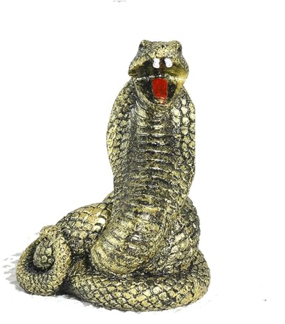 Stehende Python-Skulptur für Halloween-Dekorationen – lustige Harz-Statue für Wohnzimmer, Regal, Zuhause, Schreibtisch-Dekorationen