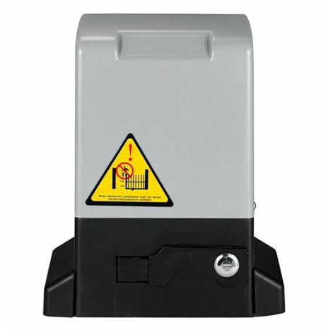 Schiebetoröffner 800 kg elektrischer Schiebetoröffner-Satz AC-Motor Torautomatik-Türantriebe Hochleistungs-Garagentoröffner-Satz mit Zubehör Mehrfacher Schutz und Sicherheit