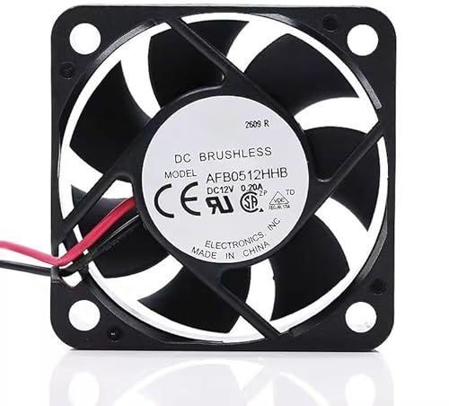 REAMTONY Cooling Fan DELTA 5015 AFB0512HB 12V 0.20A 5CM Dual Ball Server Fan