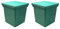 2 Pack Underground Heavy Duty Pull Boxes 500x500x505mm GRP Cover Splice Box, Access Box, Deep Enclosure Box, Distribution Pit Access Junction Boxes for Buried Cable Routes, Power Cable Jointing