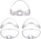 3 Stück Tragbare Schnullerbox - Transparent Schnulleraufbewahrung Box für Baby Neugeborene Reise Home, Schnuller Aufbewahrungsbox, Schnullerhalter Schnullerboxen Dummy Case, BPA-Frei