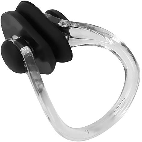 Schwimmen Nasenklammer, Schwimmen Nasenklammern Schwimmen Silikon Training Sport Schutz Nasenklammer Schwimmtraining Nasenstöpsel Wasser Nasenklammer Nasenschutz (BLACK)