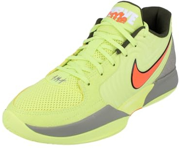 Nike Basketballschuhe Ja 2 (FD7328-001, Black/Light Smoke Grey/Light Lemon Twist/Phantom)