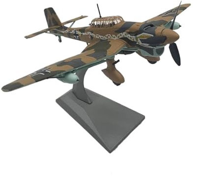 YLQERZ Metallflugzeugmodell 1/72 Skala Für Junkers JU-87 Bomber Deutsch Ww2 Legierung Kampfflugzeug Modell Statische Sammeln Oder Verschenken