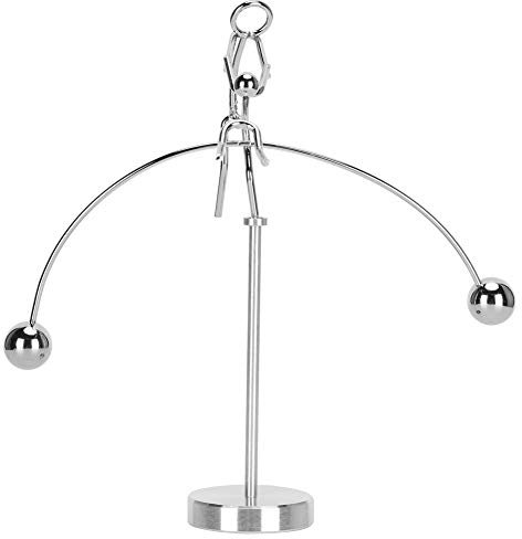 Jwthee Metal Ironman Balancing Pendulum, 2 Menschen tanzen den Gleichgewichtsbumbler dekompressive Geräte für Heim- und Bürodekoration