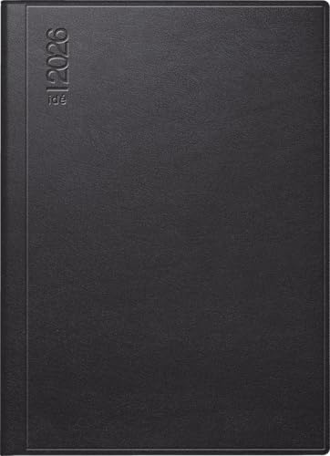 rido/idé Taschenkalender Mod. perfect/Technik I 2026 | A6, Kunstleder, schwarz
