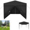 Froadp Pavillon 3x6 m, Wasserdicht Winterfest Gartenpavillon mit 6 Seitenteilen und Fenstern für Garten und Camping, UV-Schutz, Festzelt für Party, Hochzeit, Outdoor-Events (Anthrazit)