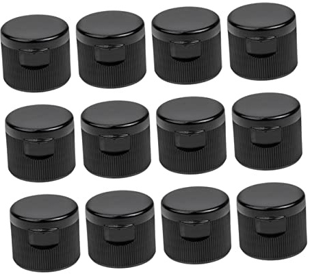 SUPVOX 40pcs Sports Water Bottle Caps Replacement with Leak Seal Flip Lids Compatible for Reusable Bottles Easy to Replace and Spill Resistant Covers for Adults
