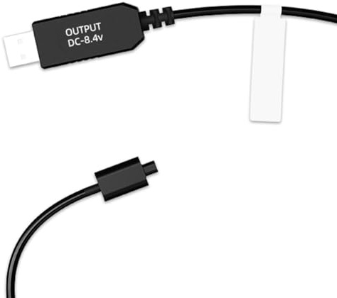 FUANA Für Shimano Di2 USB-Ladekabel für elektronische Schalthebel, Batterieadapter, 90 mm Länge, für Di2-Systeme, Fahrradreparatur-Set