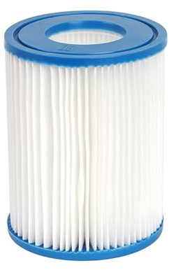 NJTRMSKXC Cartuccia filtro for piscina di tipo II compatibile con Bestway 58094, Bestway 58383 58386 530/800 GPH pompa filtro a cartuccia Lay-Z-Spa(1Pcs)