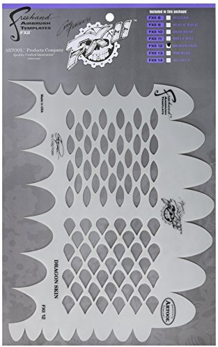 Artool - Airbrush Schablone - Kustom FX - Dragon Skin